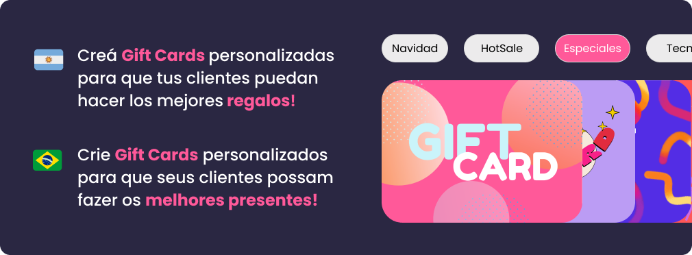 GIFTY - Crie e envie GiftCards